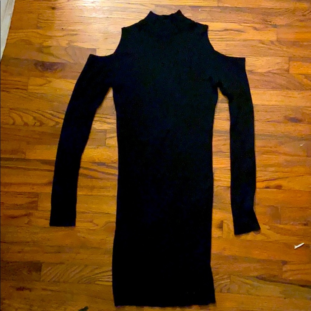 Black long sleeve Ambiance Dress